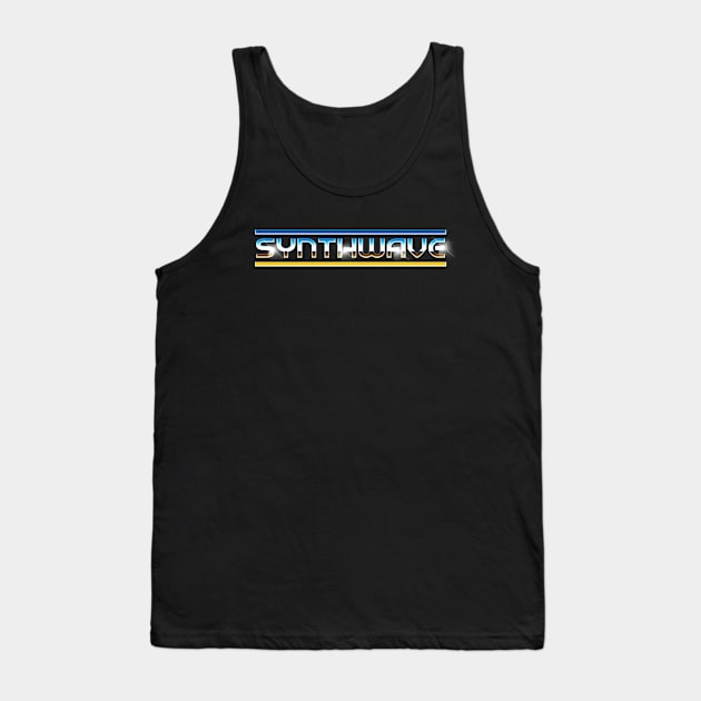 SYNTHWAVE (CHROME) Tank Top by RickTurner